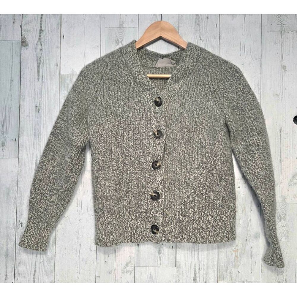 Everlane The Felted Wool Cardigan Sweater Sz. XS